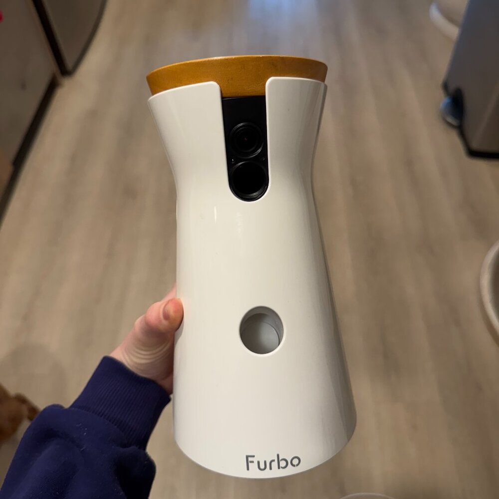 Furbo Dog Camera Treat Tossing Pet Monitor WiFi HD w/ Charger